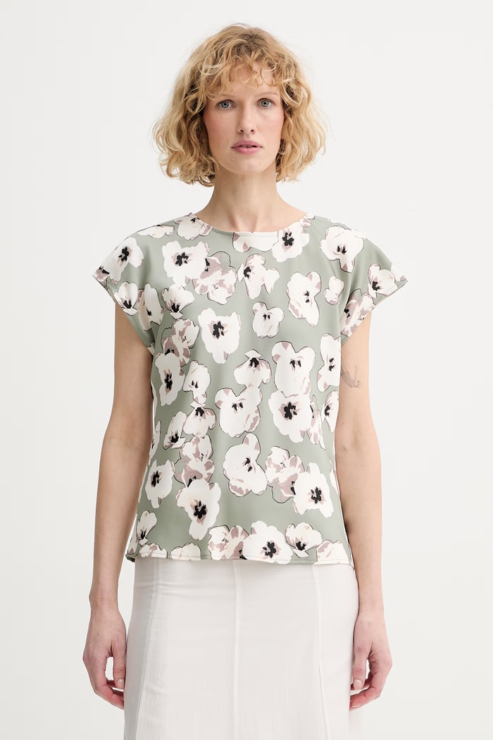 Calvin Klein blúzka dámska zelená LV044F148G