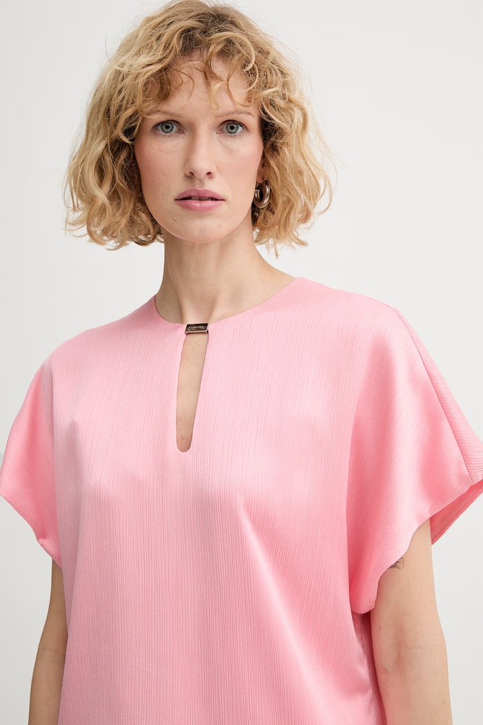 Calvin Klein blúzka dámska ružová LV044F150G