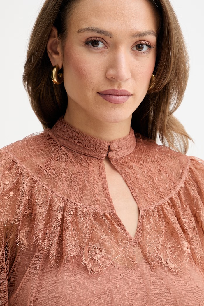 Odzież Twinset bluzka 261TP2772 brązowy