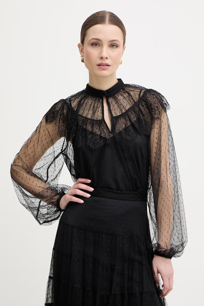 Twinset bluzka regular czarny 261TP2772