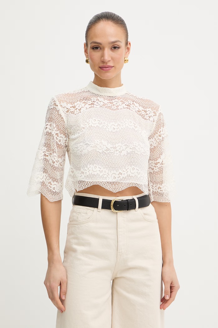 Twinset bluzka damska beżowy 261TP2900