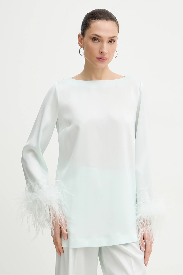 Bluza Twinset večernje tirkizna 261TP2424