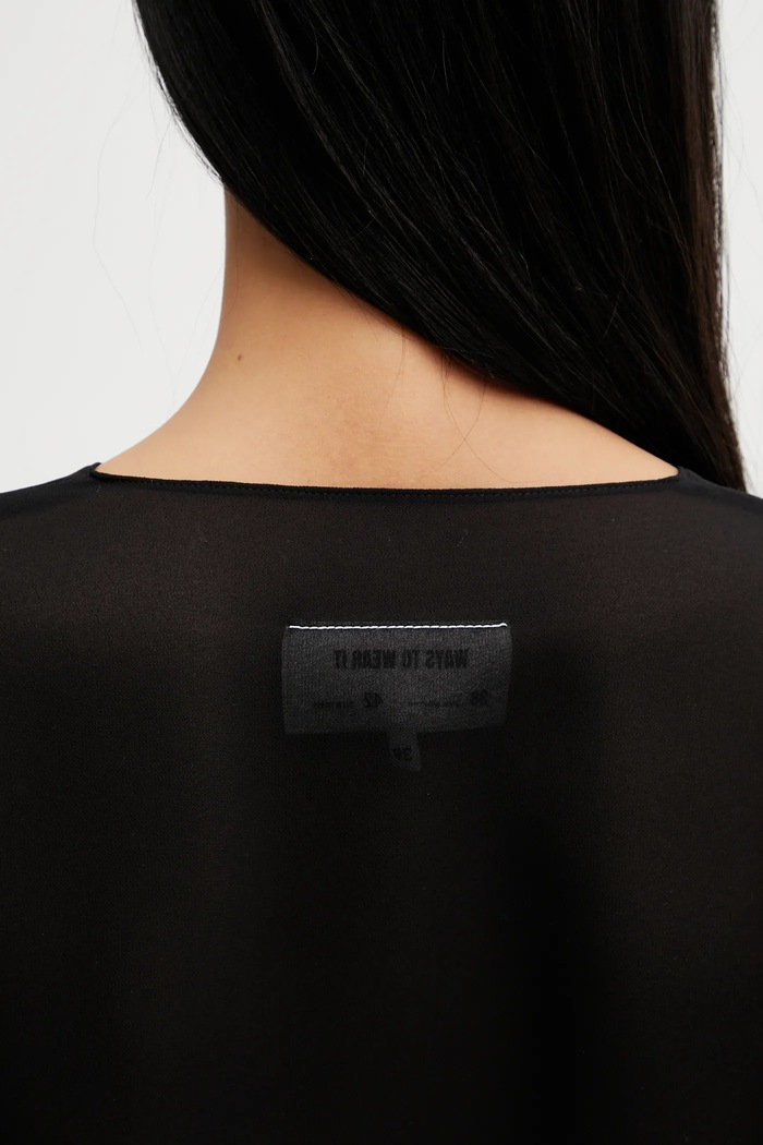 Μπλουζάκι MM6 Maison Margiela μαύρο S52NH0039.M35468.900