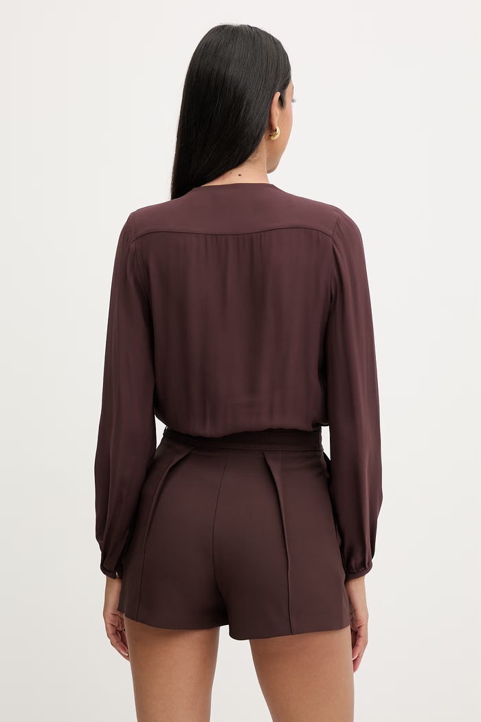 Îmbrăcăminte Elisabetta Franchi body pentru femei CB00762E2 maro