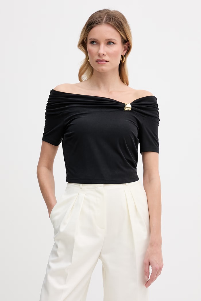Guess halenka dámská z modalu BRIGITTE černá W6GP12.K2935
