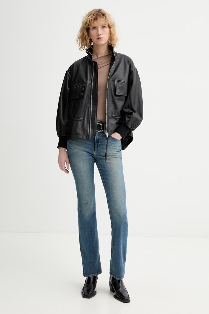 Tričko s dlhým rukávom Levi's OFF SHOULDER LS 005IT hnedá SS26