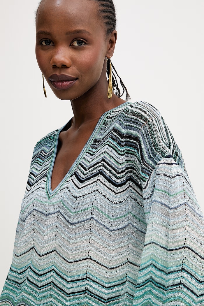 Μπλουζάκι Missoni μπλε DS26SJ0F.BK01H9
