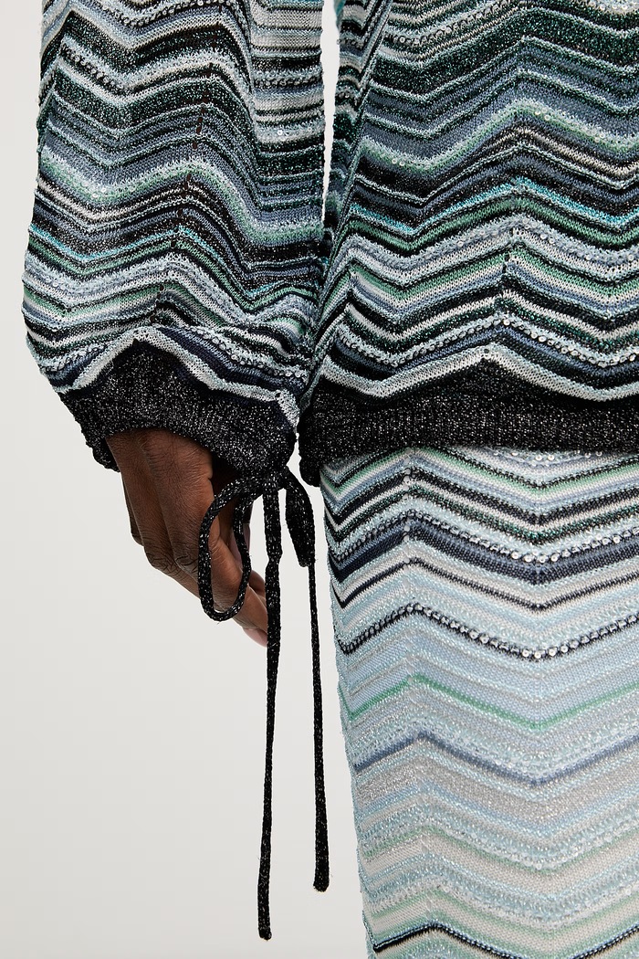Μπλουζάκι Missoni DS26SJ0F.BK01H9 μπλε