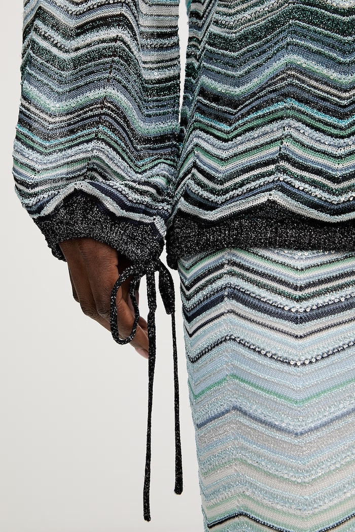 Μπλουζάκι Missoni DS26SJ0F.BK01H9 μπλε