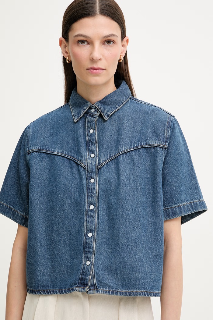 Levi's női farmer ing LOGAN SS DENIM kék 005CR