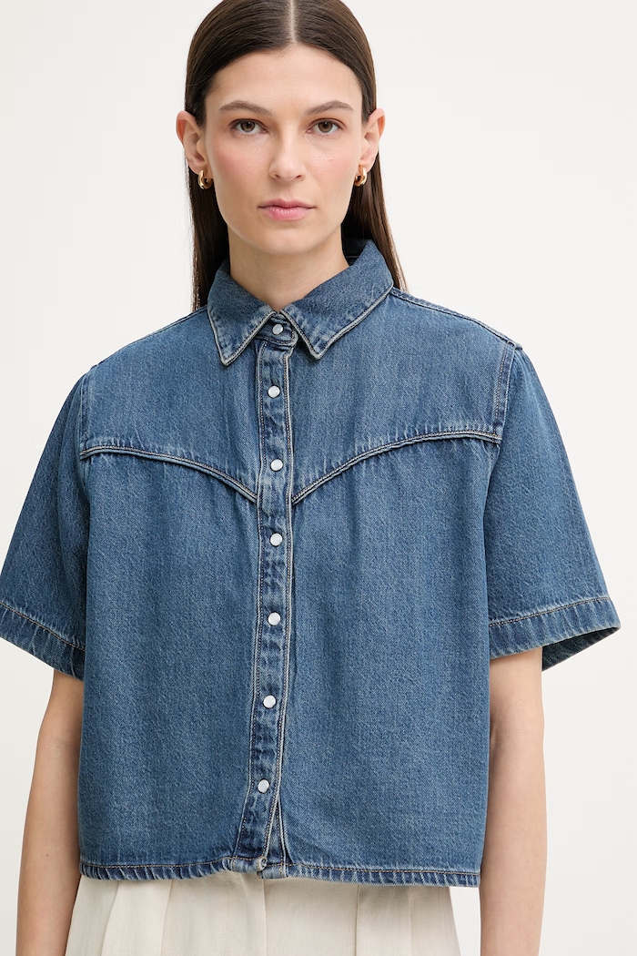 Levi's női farmer ing LOGAN SS DENIM kék 005CR
