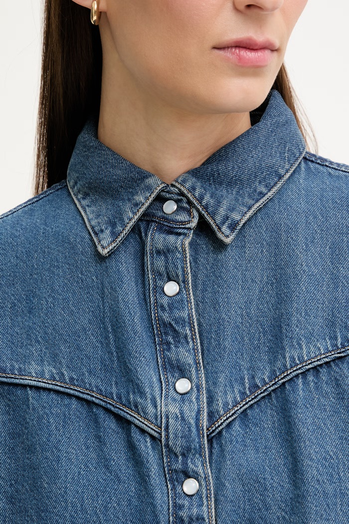 Levi's női farmer ing LOGAN SS DENIM 005CR kék