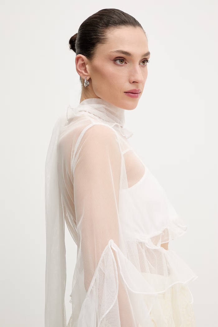 Halenka Bardot béžová 60409TB