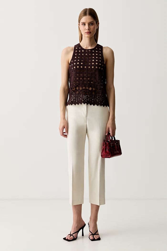Sisley μπλούζα γυναικεία 5SMMLH01X μωβ SS26