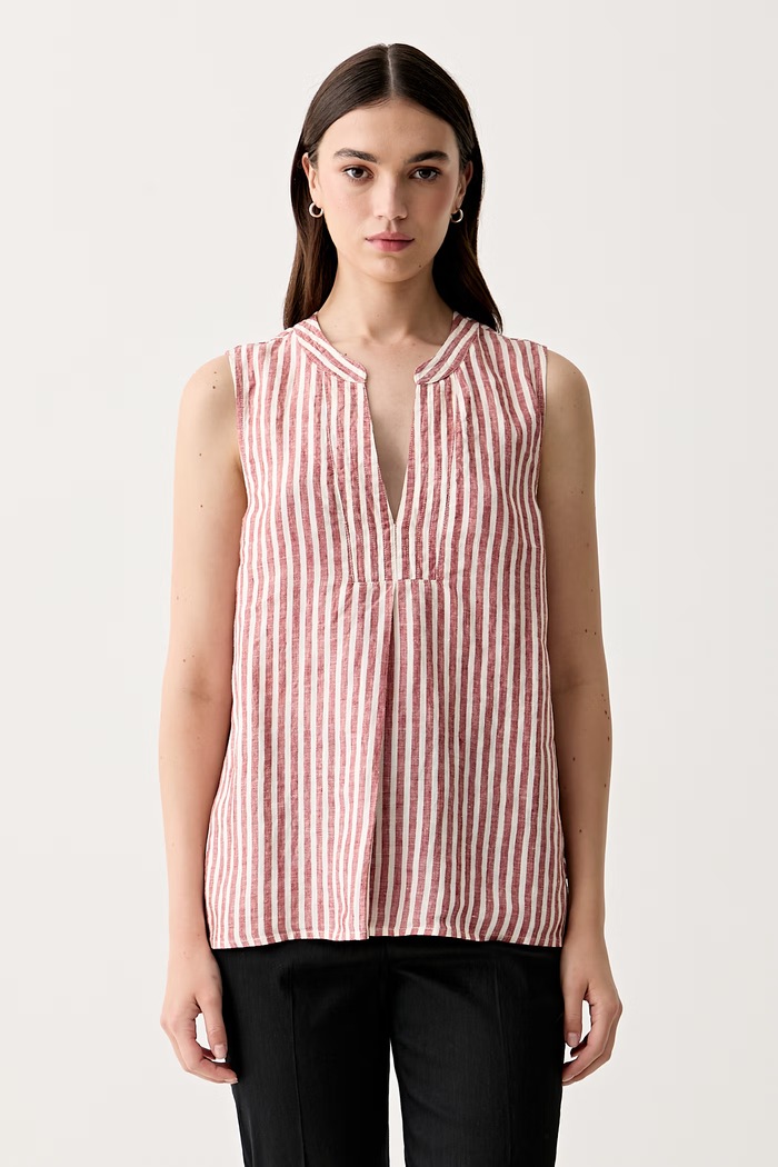 Pedro del Hierro bluză pentru femei din in roz 7653720