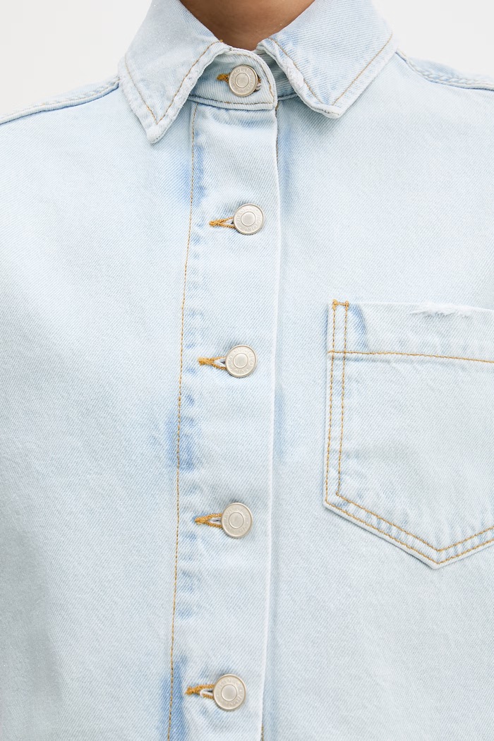 ViCOLO cămașă pentru femei din denim DAB5116 albastru