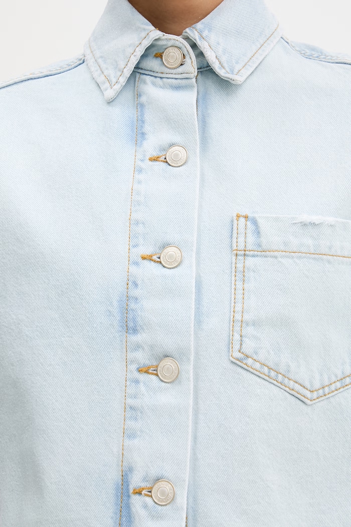 ViCOLO cămașă pentru femei din denim DAB5116 albastru