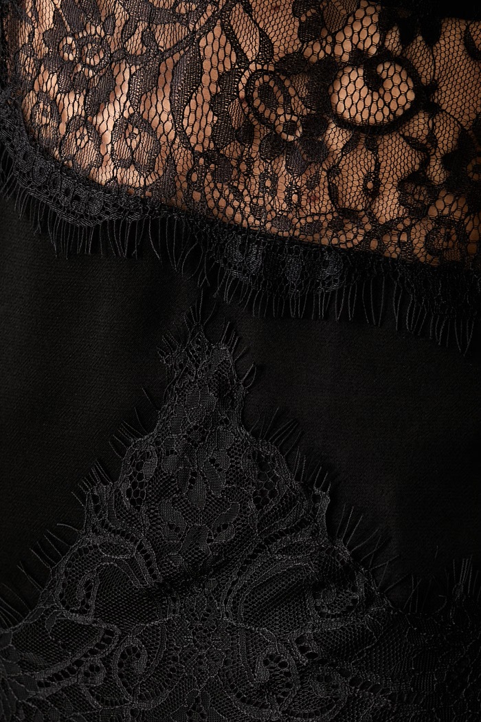 Le Privé top damski z wiskozy DAHLIA TOP NOIR LP00786 czarny