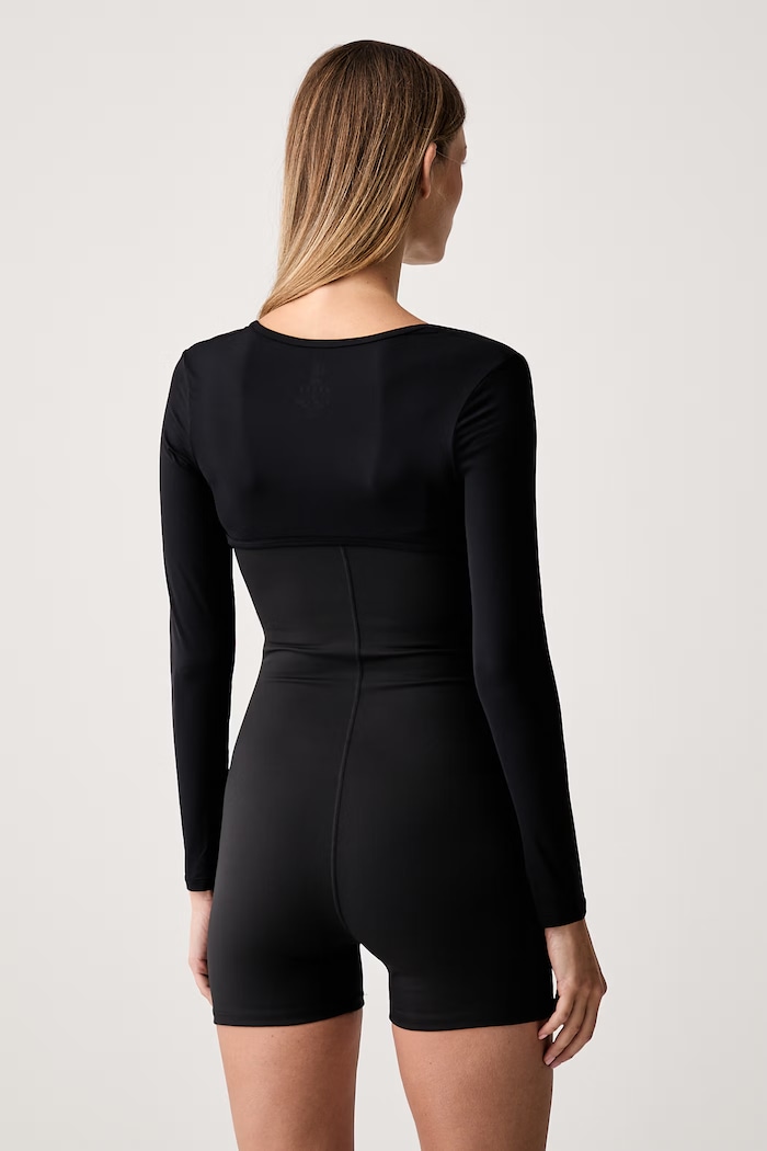 Oblečenie Le Privé tričko s dlhým rukávom dámske SOFTSKIN BOLERO TOP LP00728 čierna