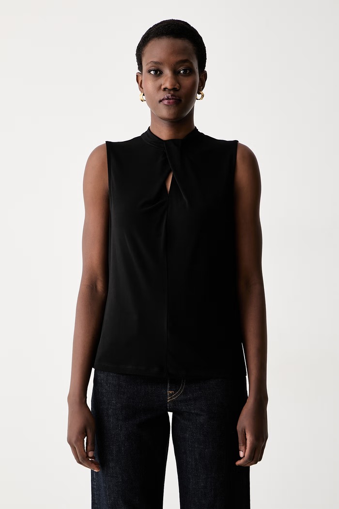 DKNY top damski czarny UJ5TL204