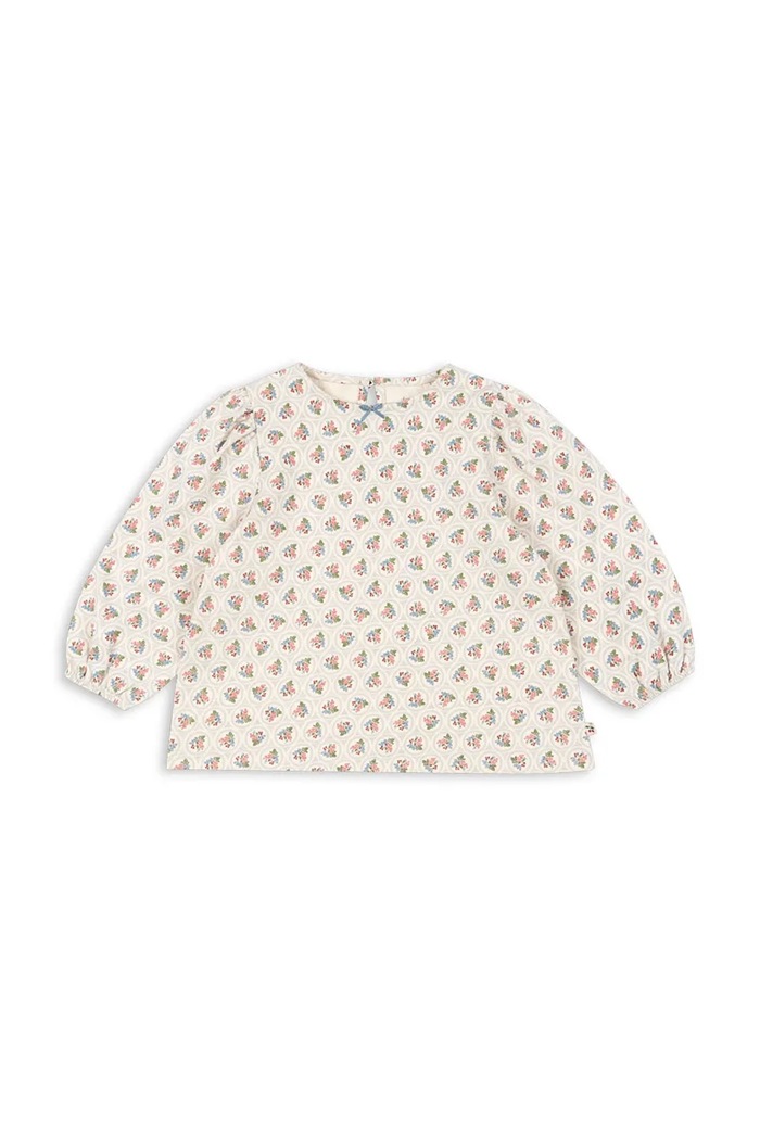 Detská bavlnená blúzka Konges Sløjd DREY BLOUSE GOTS bavlna béžová KS104289.PreSpring
