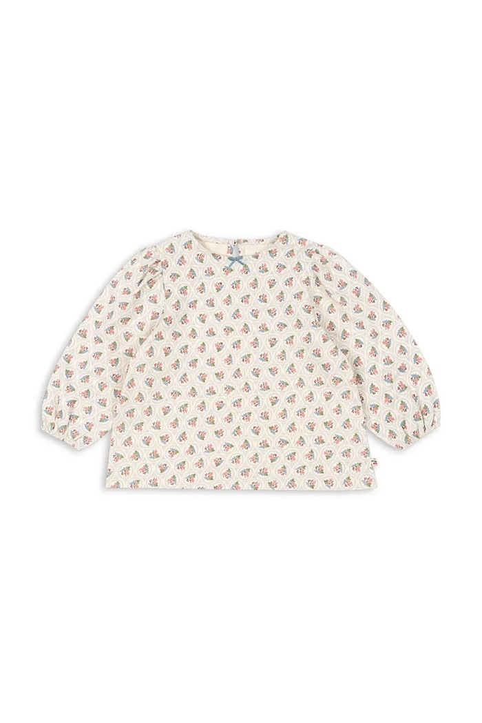 Detská bavlnená blúzka Konges Sløjd DREY BLOUSE GOTS bavlna béžová KS104289.PreSpring
