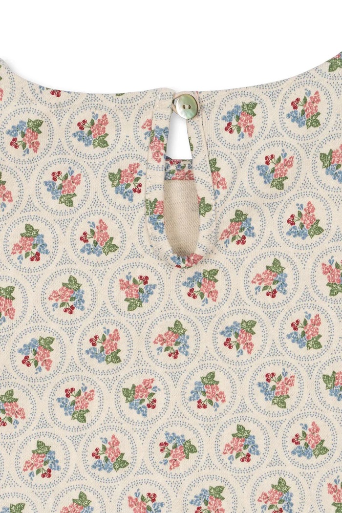 Dievča Detská bavlnená blúzka Konges Sløjd DREY BLOUSE GOTS KS104289.PreSpring béžová