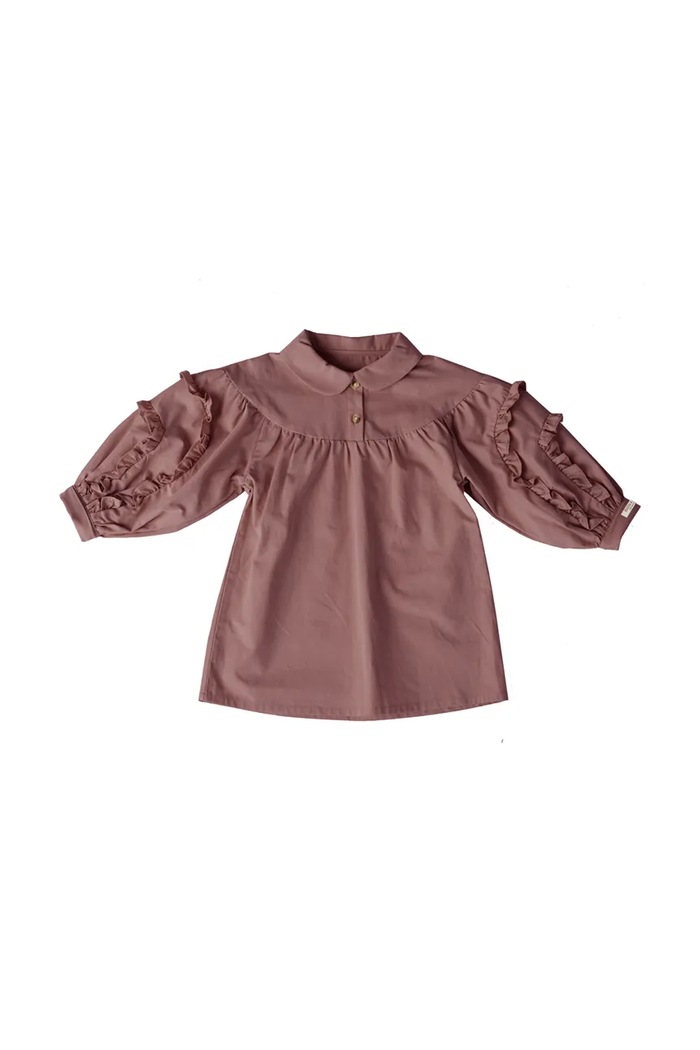 Dievčenské šaty Donsje Everoux Dress 4110100 burgundské SS26