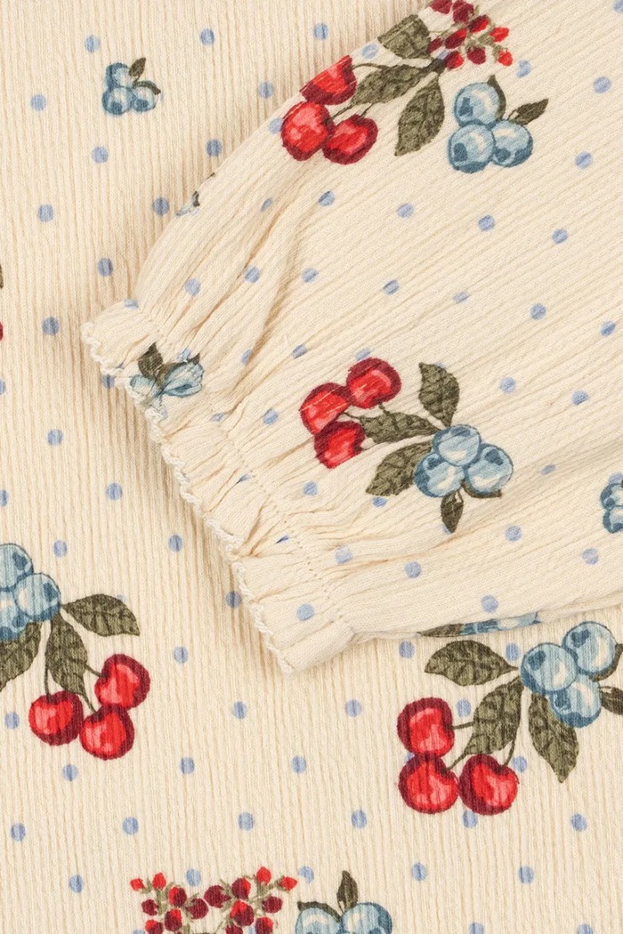 Παιδική μπλούζα Konges Sløjd CHLEO BLOUSE GOTS μπεζ KS104728.PPY2