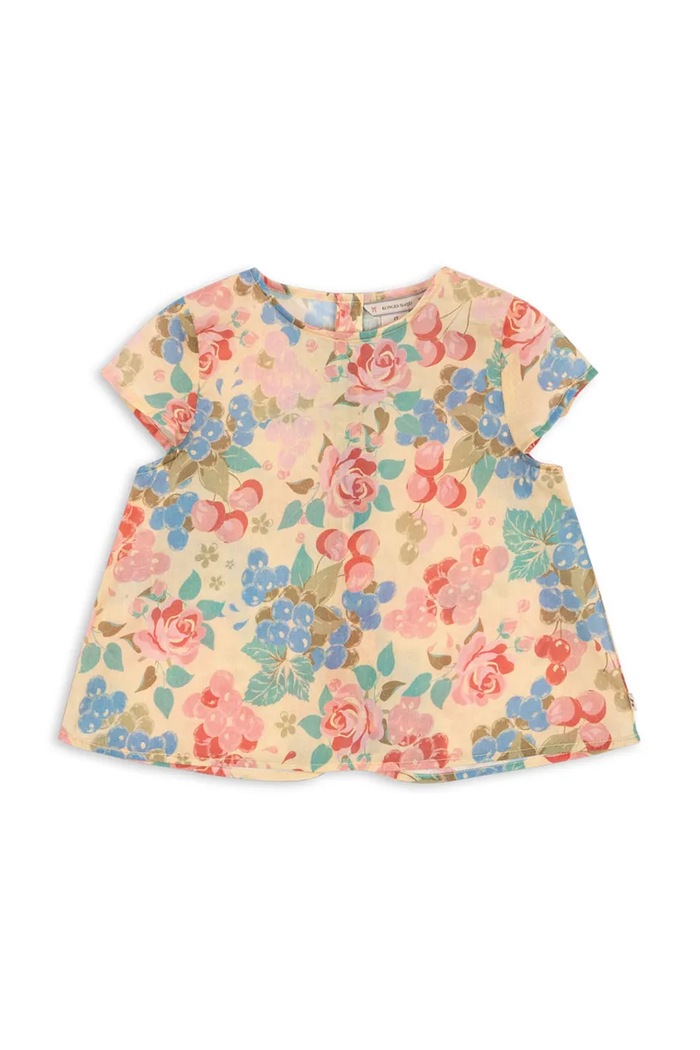 Konges Sløjd bluzka bawełniana dziecięca PACEY TOP GOTS wzorzyste multicolor KS105029.PPY2