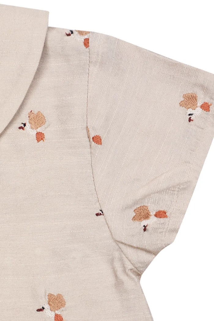Donsje блуза за деца Nesa Blouse Hummingbirds 4117001 бежов