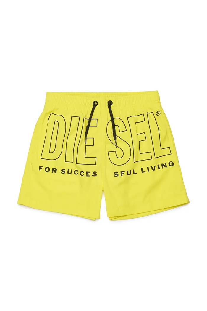 Detské plavkové šortky Diesel MIDIT SWIMSUIT žltá J02699.KXBPB