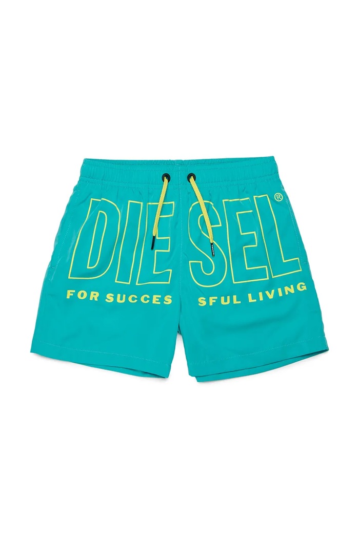 Detské plavkové šortky Diesel MIDIT SWIMSUIT tyrkysová J02699.KXBPB