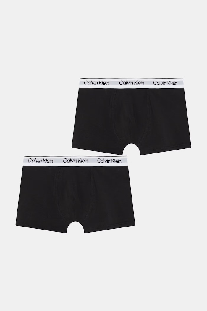 Calvin Klein Underwear boxeri pentru copii din bumbac cu elastan pachet de 2 negru B70B700506.PPY2