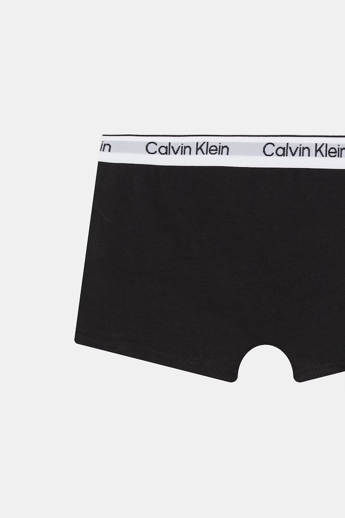 Băieți Calvin Klein Underwear boxeri pentru copii din bumbac cu elastan pachet de 2 B70B700506.PPY2 negru