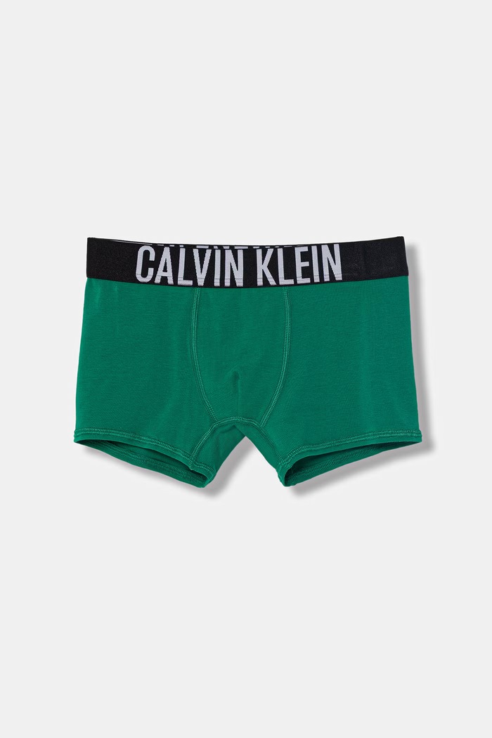 Calvin Klein Underwear boksarice otroške iz bombaža z elastanom paket 2 kosov B70B700509.PPY2 zelena SS26