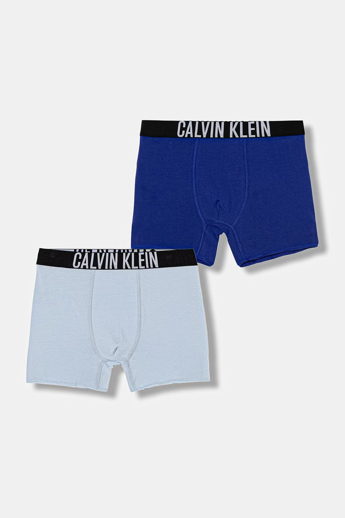 Calvin Klein Underwear bokserki dziecięce bawełniane z elastanem 2-pack granatowy B70B700512.PPY2
