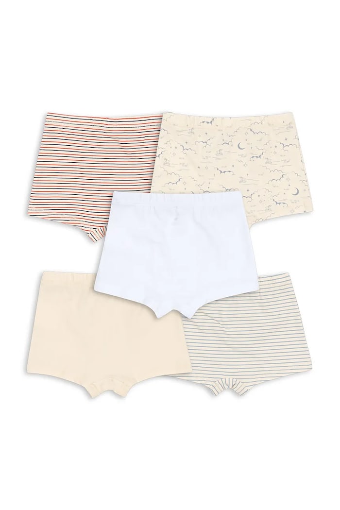 Detské boxerky Konges Sløjd BASIC 5 PACK BOY BOXERS GOTS 5-pak KS104671.PPY2 viacfarebná SS26