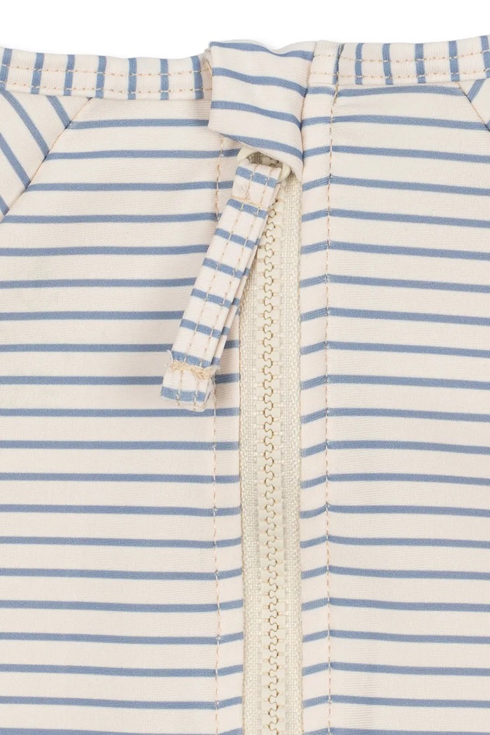 Chłopiec Konges Sløjd jednoczęściowy strój kąpielowy ASTER ONESIE GRS KS104642.PPY2 niebieski