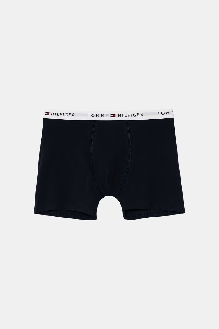 Băieți Tommy Hilfiger boxeri pentru copii din bumbac cu elastan pachet de 2 UB0UB00548.PPY2 bleumarin