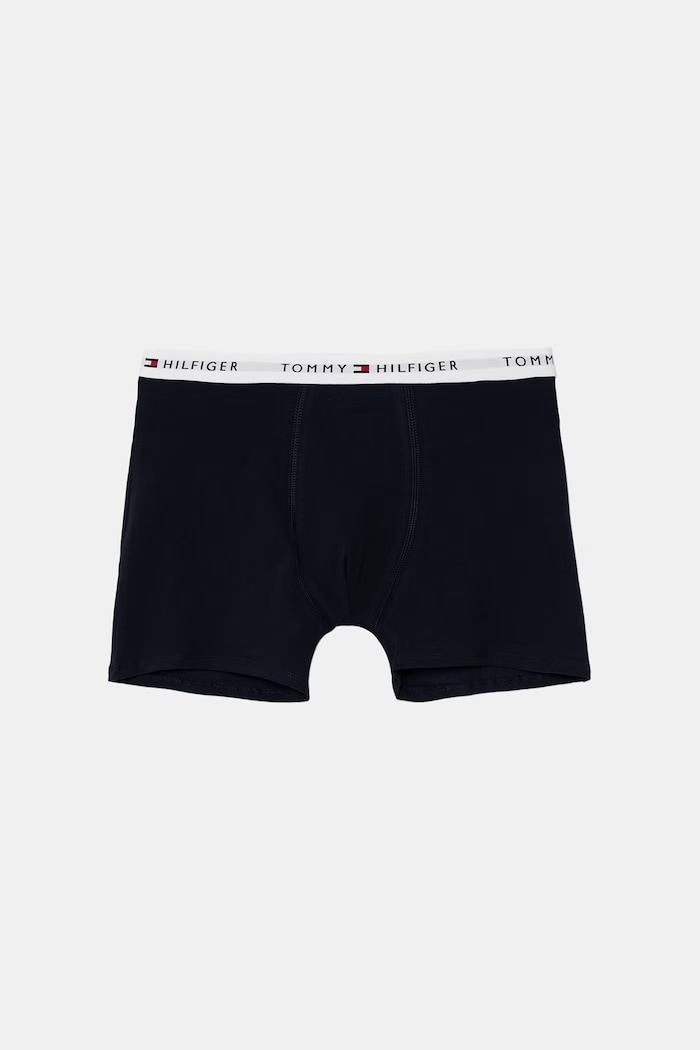 Băieți Tommy Hilfiger boxeri pentru copii din bumbac cu elastan pachet de 2 UB0UB00548.PPY2 bleumarin