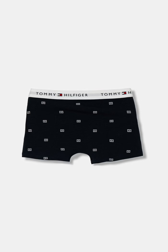 Tommy Hilfiger boxeri pentru copii din bumbac cu elastan pachet de 2 bleumarin UB0UB00550.PPY2