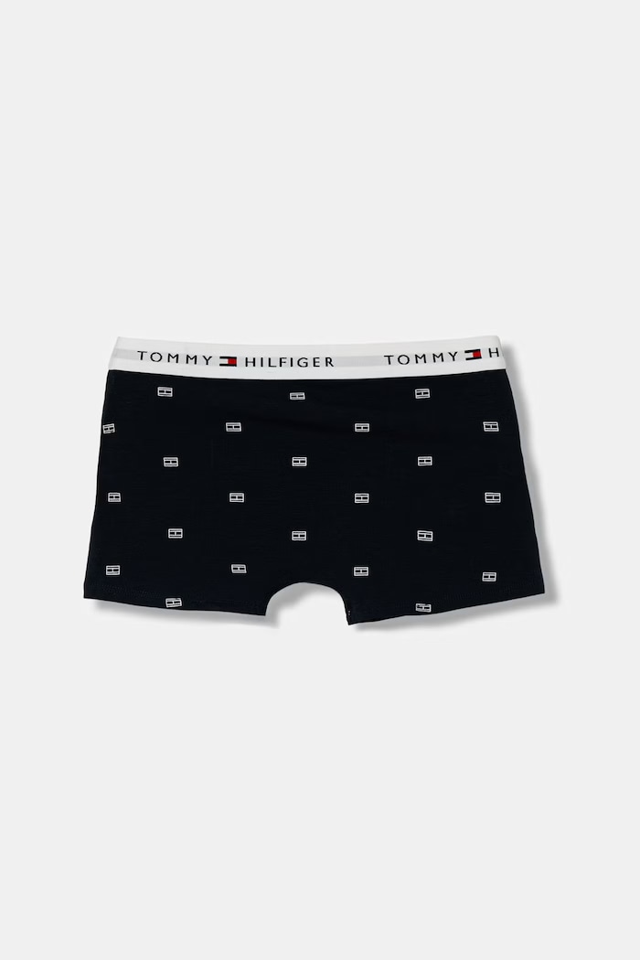 Tommy Hilfiger boxeri pentru copii din bumbac cu elastan pachet de 2 bleumarin UB0UB00550.PPY2