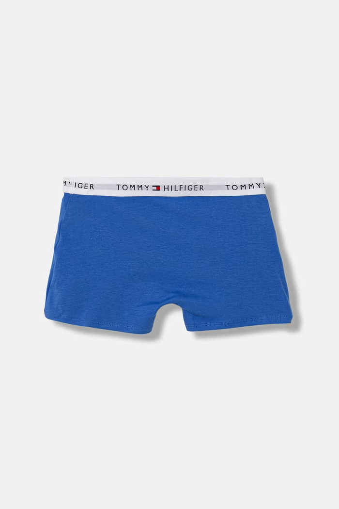 Tommy Hilfiger boxeri pentru copii, cu bumbac pachet de 3 UB0UB00573.PPY2 albastru