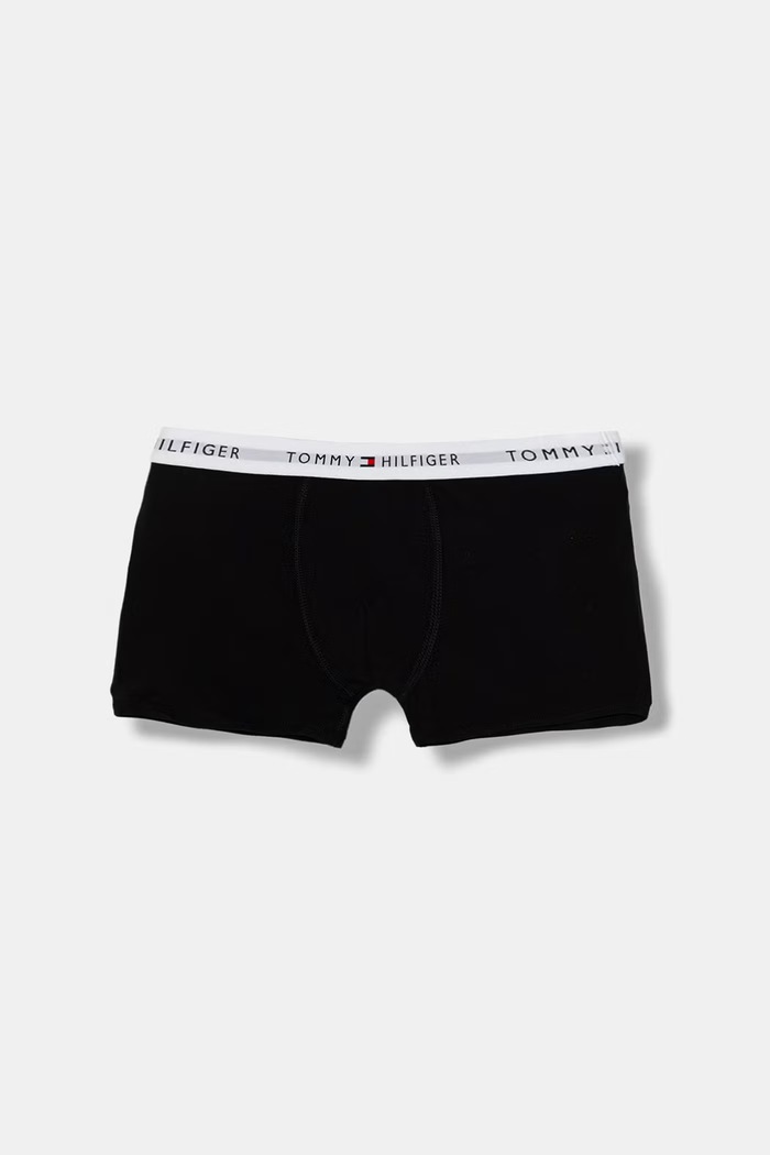 Tommy Hilfiger boxeri pentru copii, cu bumbac pachet de 3 UB0UB00573.PPY2 negru SS26