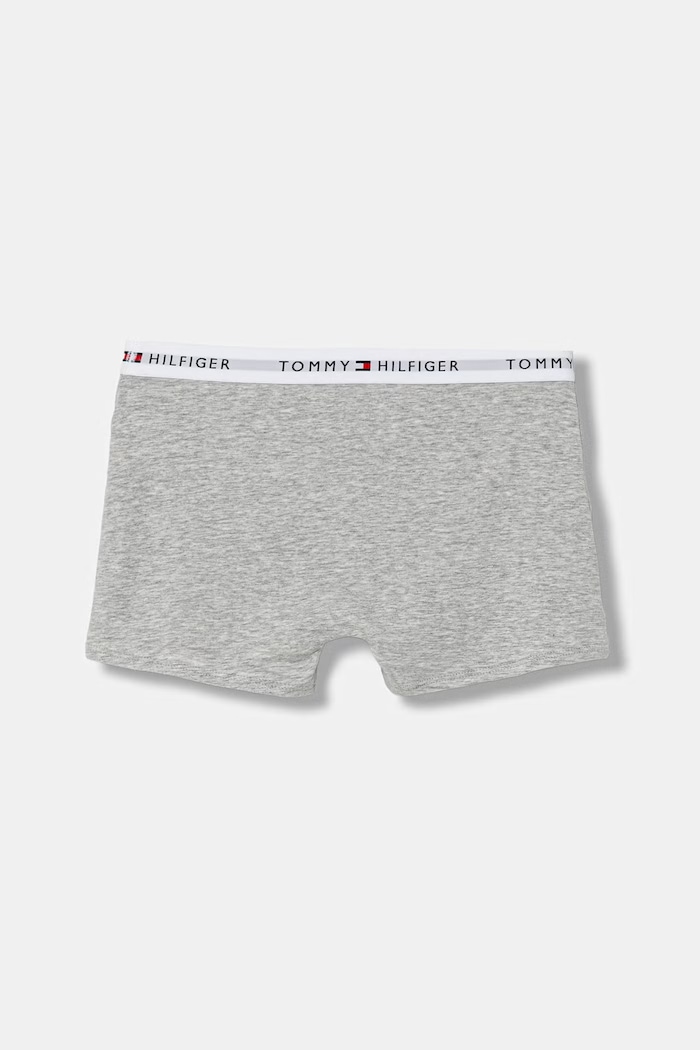 Tommy Hilfiger boxeri pentru copii din bumbac cu elastan pachet de 5 UB0UB00601.PPY2 gri