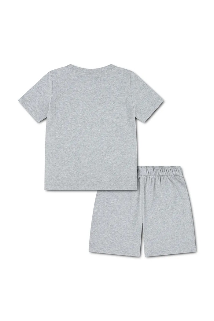 Polo Ralph Lauren dvodelna pižama otroška bombažna z elastanom 9P0287 siva SS26