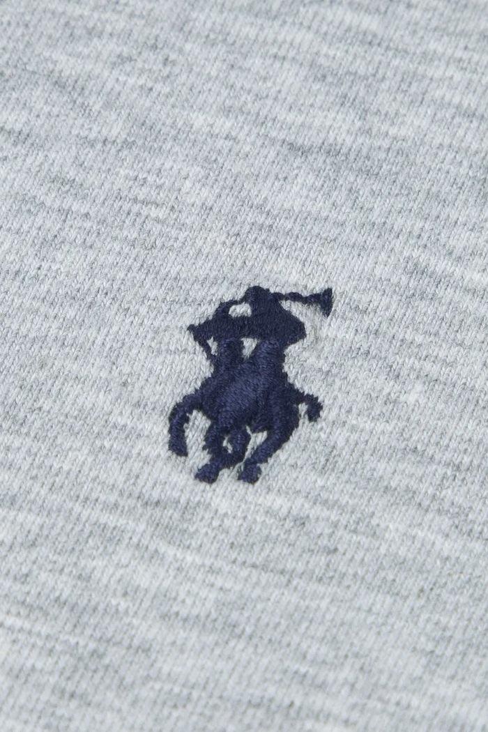Polo Ralph Lauren dvodelna pižama otroška bombažna z elastanom siva 9P0287