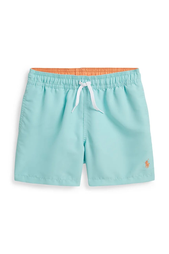 Polo Ralph Lauren detské plavecké šortky tyrkysová 322904015500