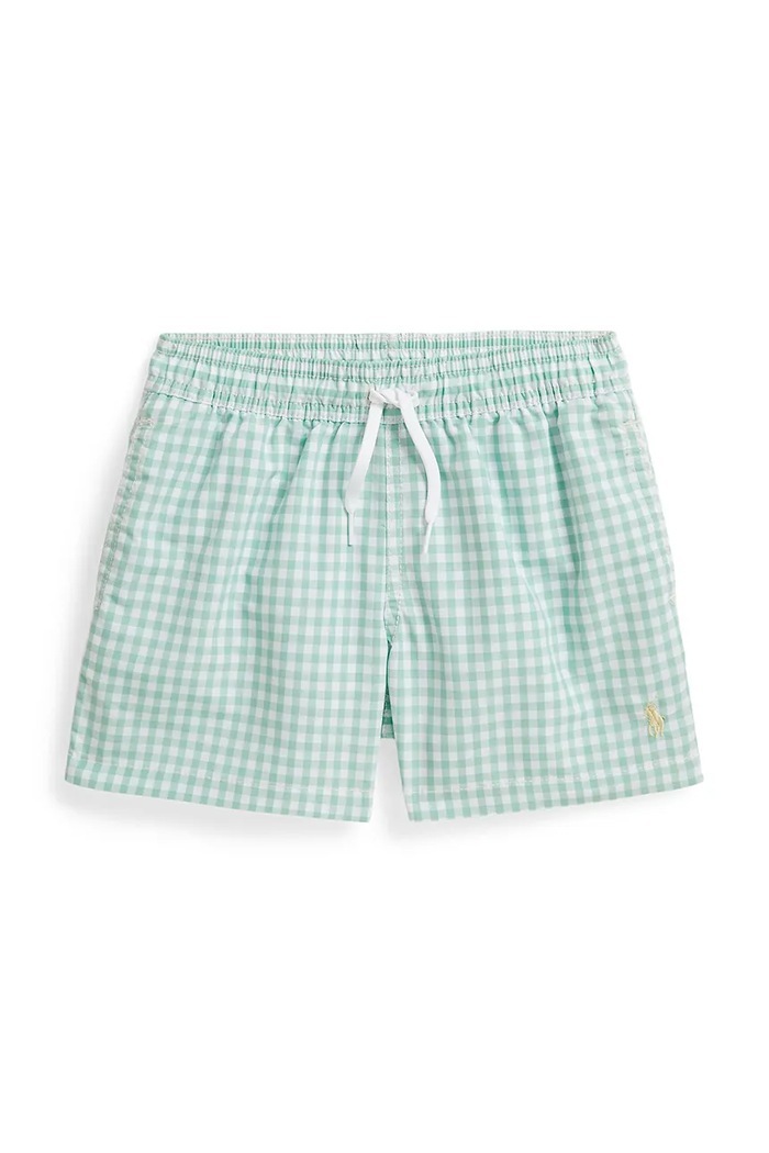 Detské plavkové šortky Polo Ralph Lauren Pre bábätká tyrkysová 322934583501